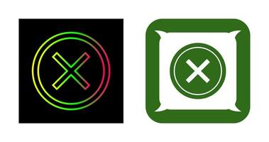 Do Not Cross Vector Icon