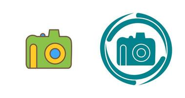 Unique DSLR Camera Vector Icon