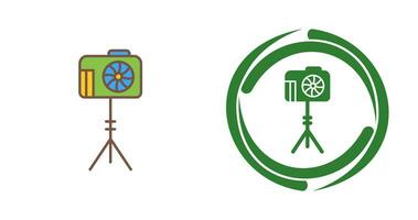 Unique Camera Stand Vector Icon