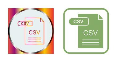 CSV Vector Icon