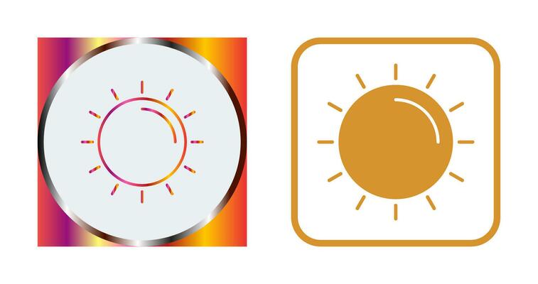 Sun Vector Icon