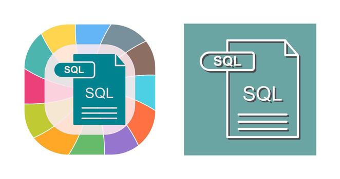 SQL Vector Icon