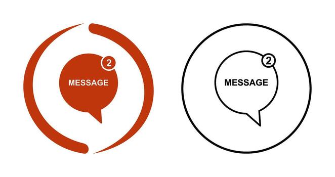 Message Bubbles Vector Icon