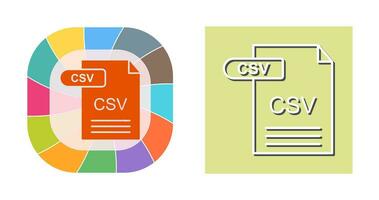 CSV Vector Icon