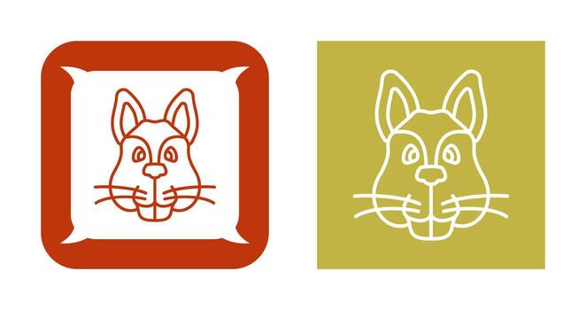 icono de vector de ardilla