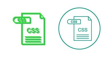 icono de vector de css