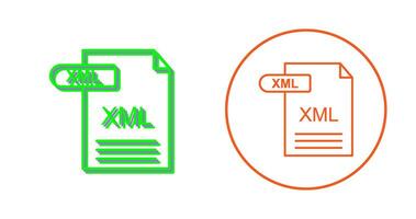 XML Vector Icon