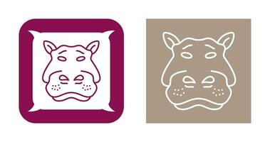 Hippo Vector Icon