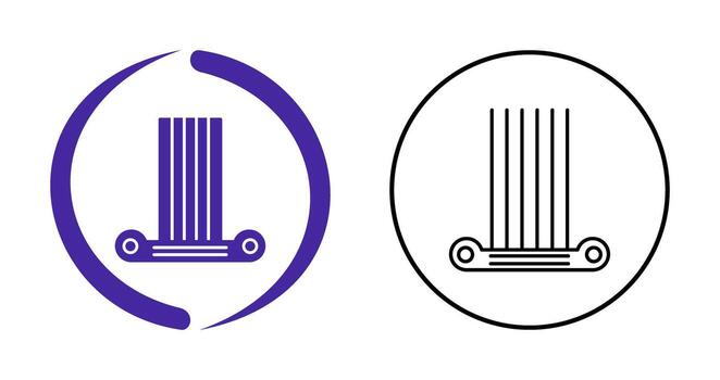 icono de vector de columna