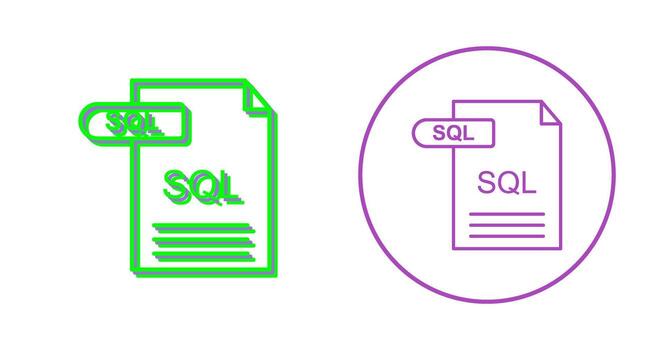 SQL Vector Icon