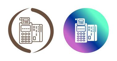 icono de vector de terminal pos