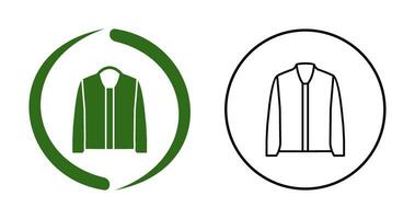 icono de vector de chaqueta