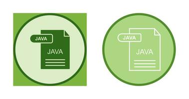 icono de vector de java