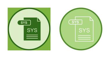 icono de vector de sistema