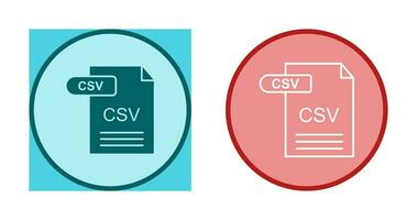CSV Vector Icon