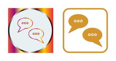 Conversation Bubbles Vector Icon