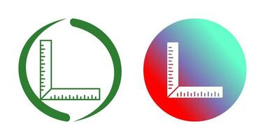 square Ruler Vector Icon