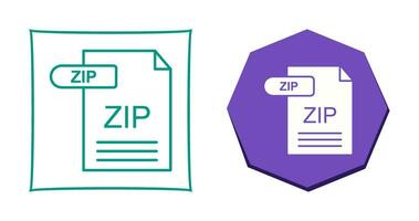 ZIP Vector Icon