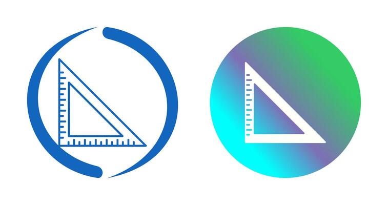 Set Square Vector Icon