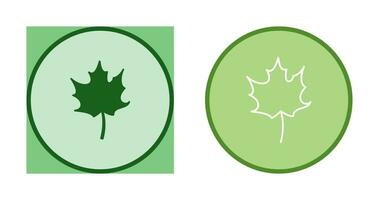 Autumn Leaf Vector Icon