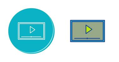 Video Screening Vector Icon