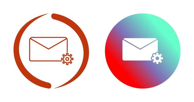 Message Settings Vector Icon