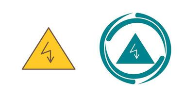 Unique Electricity Danger Vector Icon