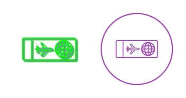 Plane Tickets Vector Icon