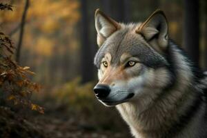 Wolf. AI Generative Pro Photo