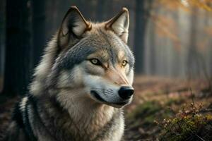 Wolf. AI Generative Pro Photo