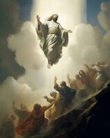 Glorious Ascension of Jesus Christ, Rising with Faith to Join Heavenly Realm photo