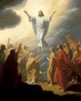 Glorious Ascension of Jesus Christ, Rising with Faith to Join Heavenly Realm photo