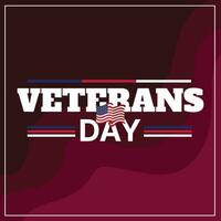 Vector Veterans Day Concept Background Design