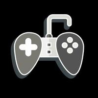 Icon Gamepad. related to Computer symbol. glossy style. simple design editable. simple illustration vector