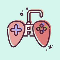 Icon Gamepad. related to Computer symbol. MBE style. simple design editable. simple illustration vector