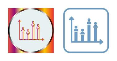 Candidate Graph Vector Icon