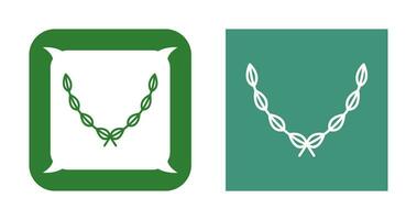 Leaves Wreath Vector Icon