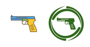 icono de vector de pistola única