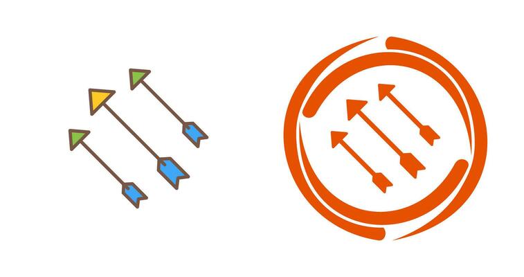 Unique Arrows Vector Icon