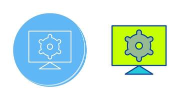 Computer Settings Vector Icon