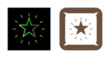 Unique Star Vector Icon