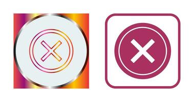 Do Not Cross Vector Icon