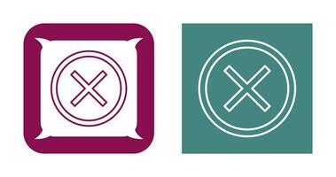 Do Not Cross Vector Icon