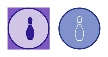 Unique Bowling Pin Vector Icon