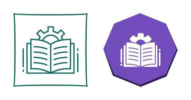 Open Book Vector Icon