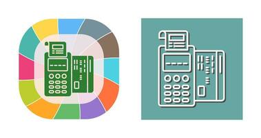 Pos Terminal Vector Icon