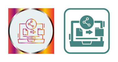 File Share Vector Icon