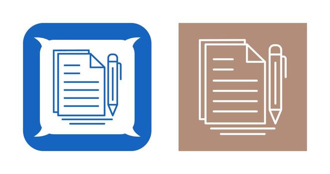 icono de vector de documento