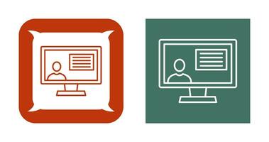 Distance Education Vector Icon