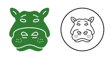 Hippo Vector Icon